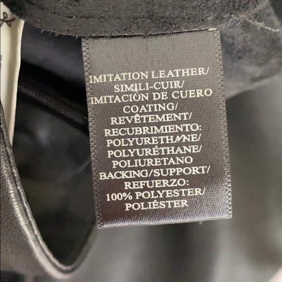 Imitation Leather Ann Taylor Pants - Picture 4 of 5